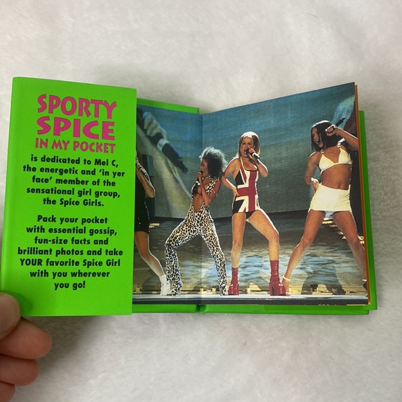 Vintage 90’s Spice Girls Unofficial Sporty Spice in my Pocket Mel C. Mini Book - Picture 2 of 4